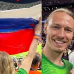 Russian Flag During UCL Final